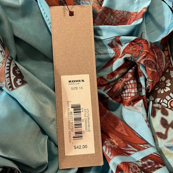 ❌DONATED❌Apt 9 Silky Paisley Top - Picture 5 of 7